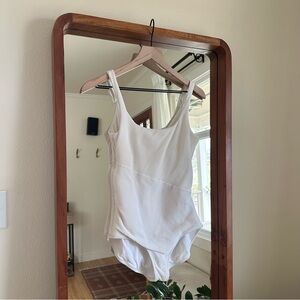 Hatch Maternity The Belize Maillot One Piece Swimsuit White Womens S